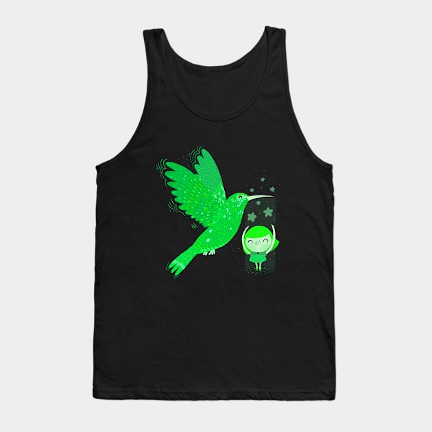 Hummingbird dance Tank Top by Mjdaluz